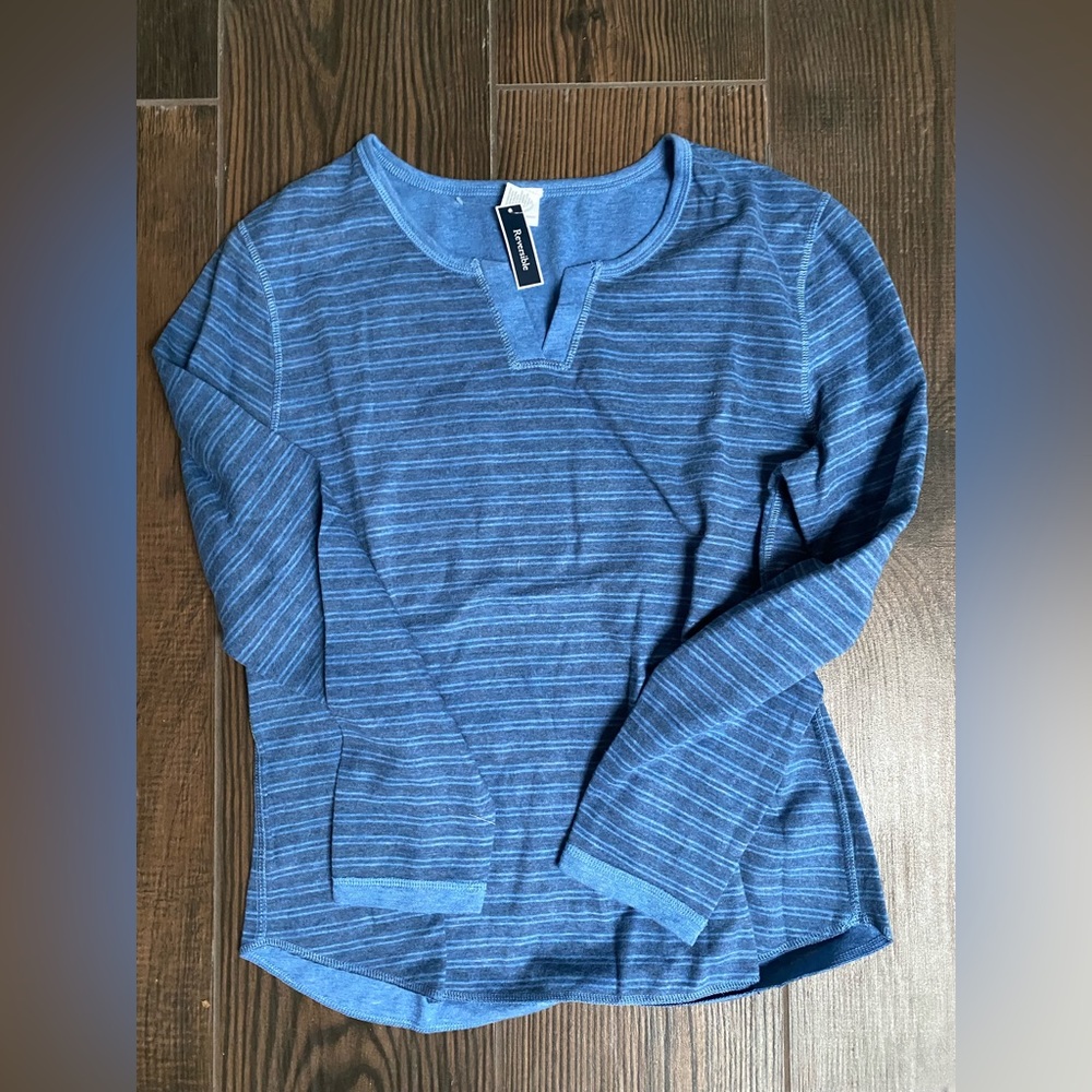 NWT Reversible Long Sleeve Top